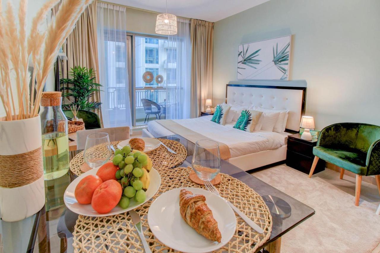 Durrani Homes - Luxurious Studio Near Dubai Mall With Pool View 外观 照片