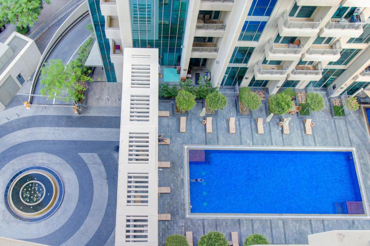 Durrani Homes - Luxurious Studio Near Dubai Mall With Pool View 外观 照片
